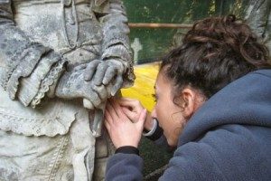 Restoration is a meticulous process. Learn how our professional restorers save these sculptures.