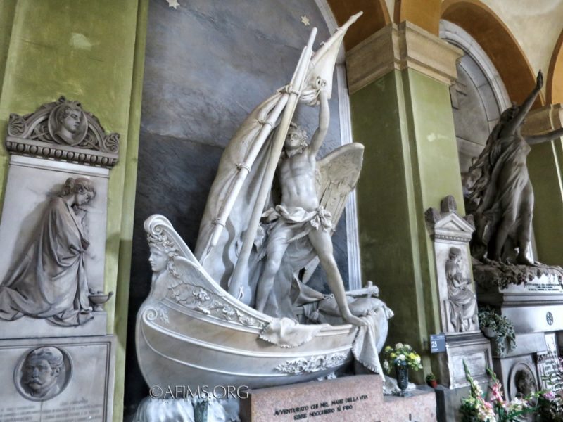 The Giacomo Carpaneto Monument by Giovanni Scanzi, 1886